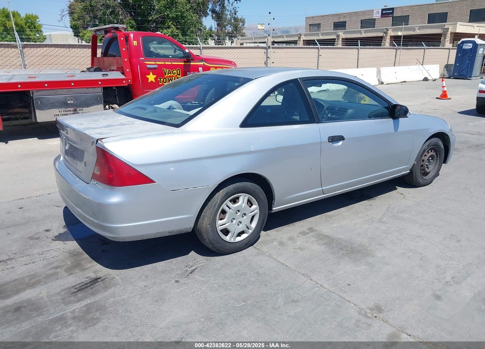 2001 HONDA CIVIC LX VIN: 1HGEM22551L019160