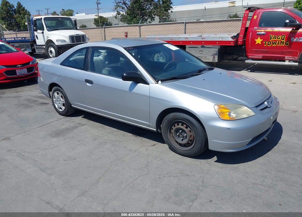 2001 HONDA CIVIC LX VIN: 1HGEM22551L019160