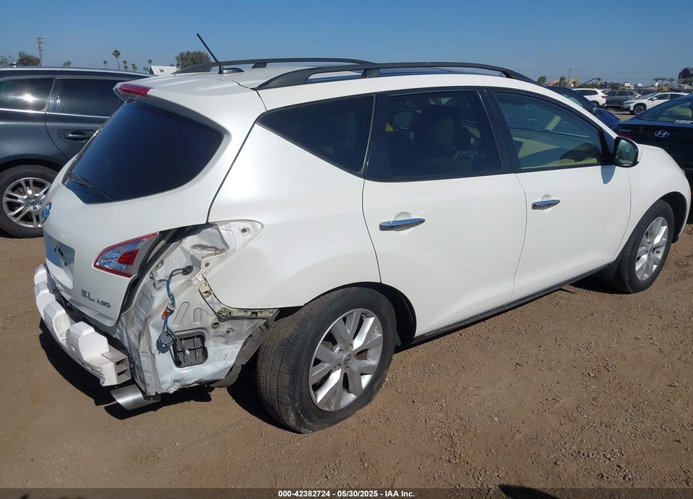 2013 NISSAN MURANO VIN: JN8AZ1MW4DW321951