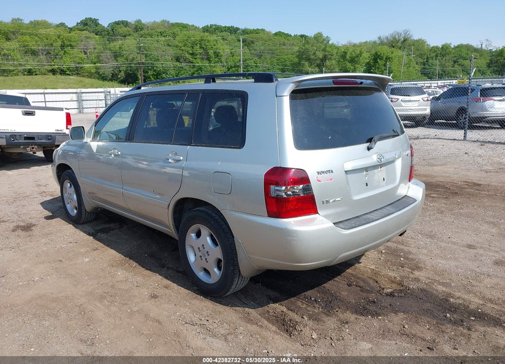 2006 TOYOTA HIGHLANDER LIMITED V6/SPORT V6/V6 VIN: JTEEP21A260171213