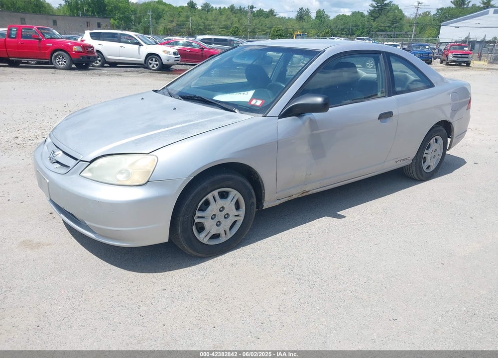 2001 HONDA CIVIC LX VIN: 1HGEM225X1L118010