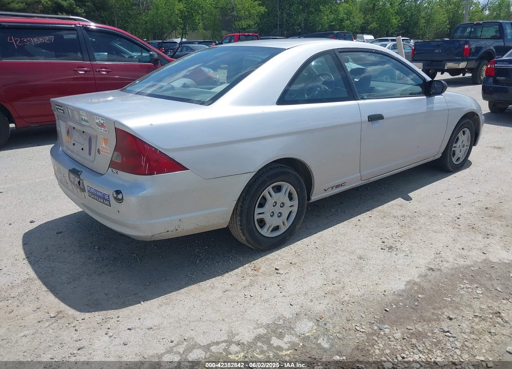 2001 HONDA CIVIC LX VIN: 1HGEM225X1L118010
