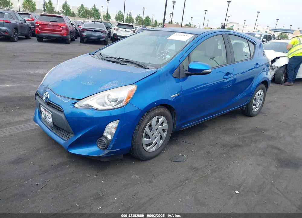 2015 TOYOTA PRIUS C ONE VIN: JTDKDTB34F1111966