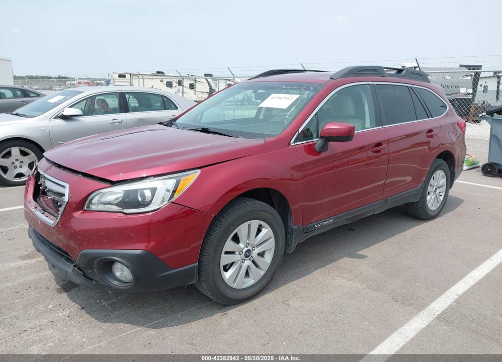 2017 SUBARU OUTBACK 2.5I PREMIUM VIN: 4S4BSACC5H3221128
