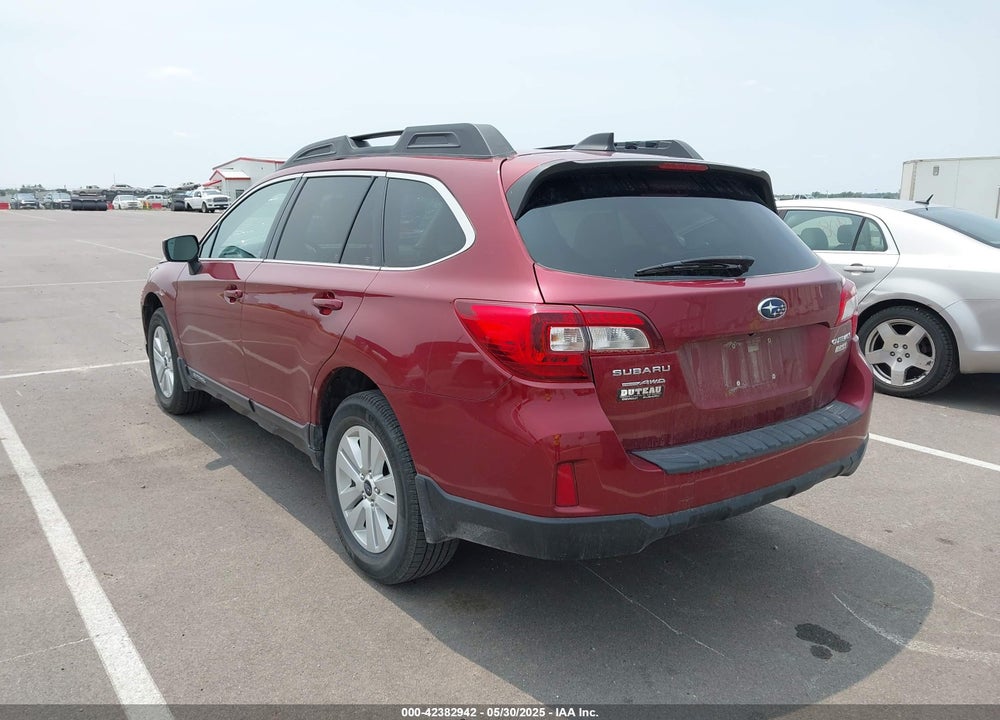 2017 SUBARU OUTBACK 2.5I PREMIUM VIN: 4S4BSACC5H3221128