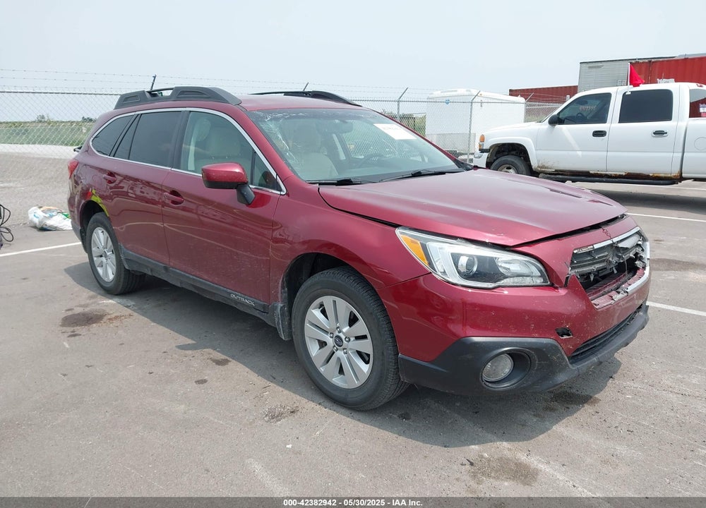 2017 SUBARU OUTBACK 2.5I PREMIUM VIN: 4S4BSACC5H3221128