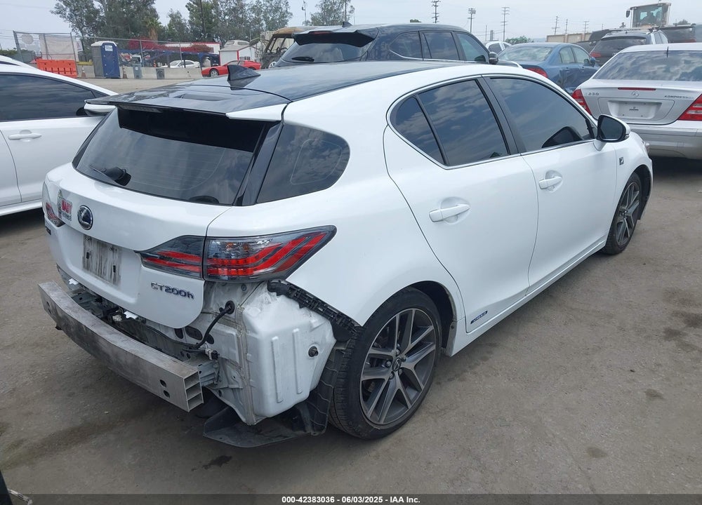 2017 LEXUS CT200H VIN: JTHKD5BH4H2283160