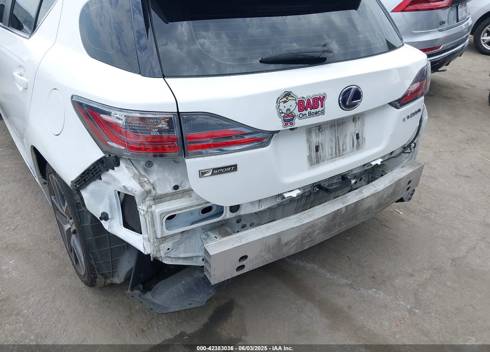 2017 LEXUS CT200H VIN: JTHKD5BH4H2283160