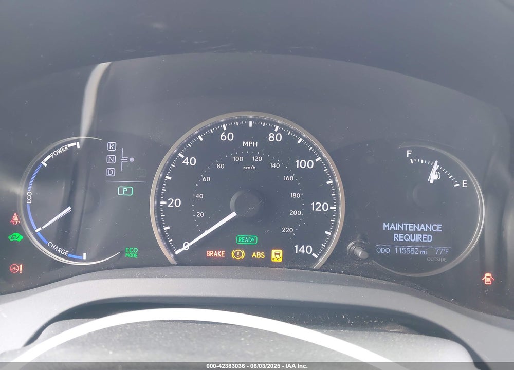2017 LEXUS CT200H VIN: JTHKD5BH4H2283160