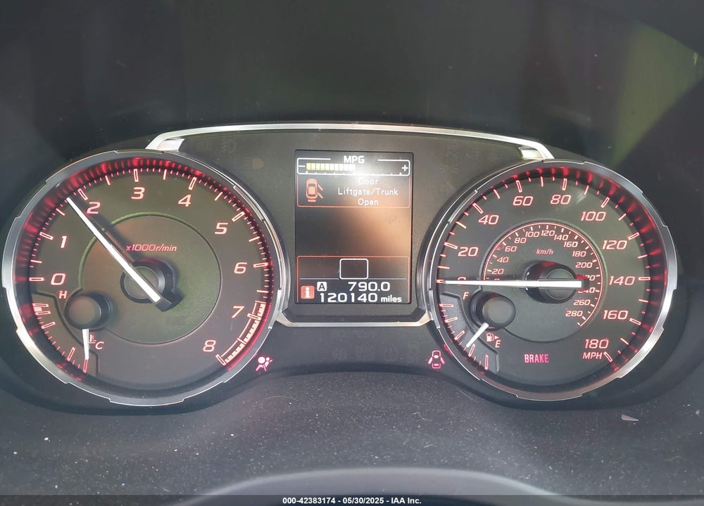 2017 SUBARU WRX VIN: JF1VA1F62H9828441