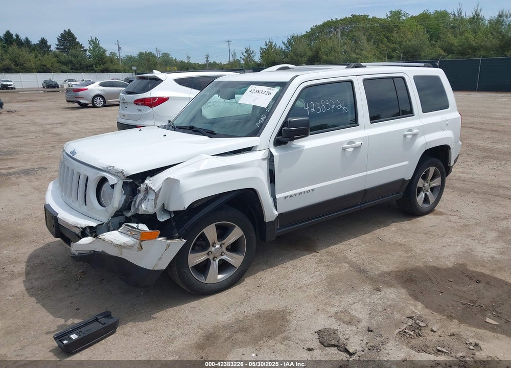 2016 JEEP PATRIOT VIN: 1C4NJRFB3GD627097