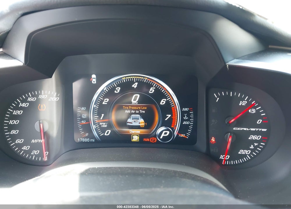 2016 CHEVROLET CORVETTE VIN: 1G1YK2D71G5120055