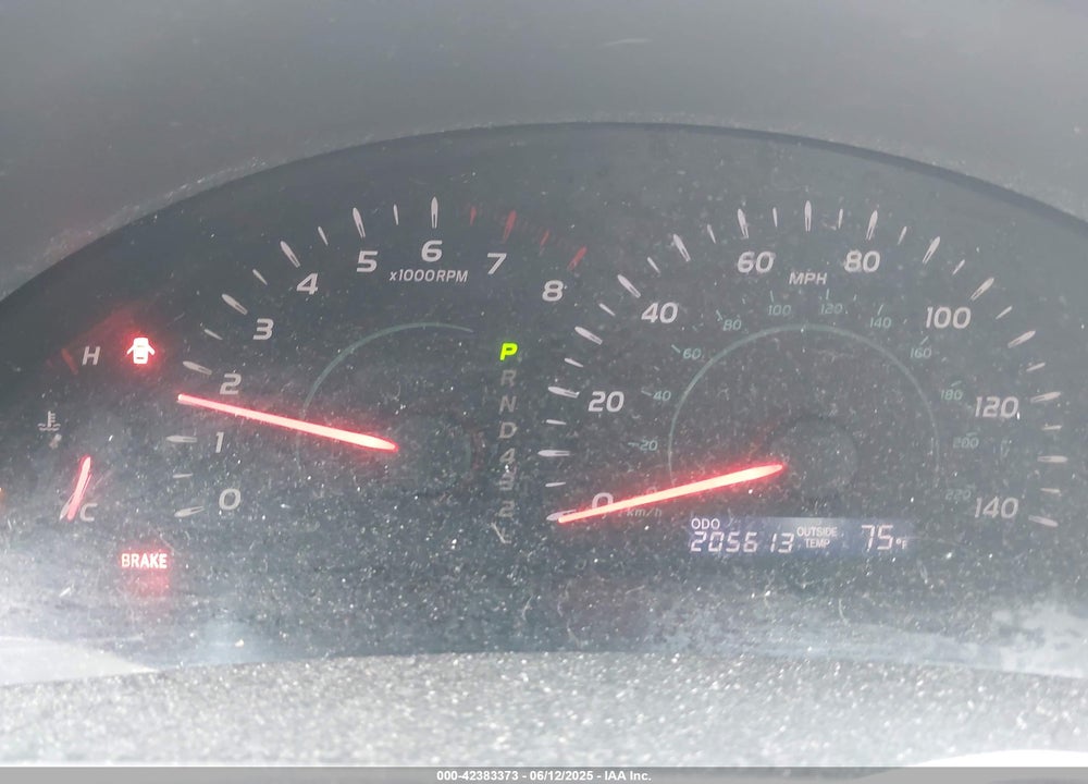 2007 TOYOTA CAMRY LE VIN: 4T1BE46K27U725768
