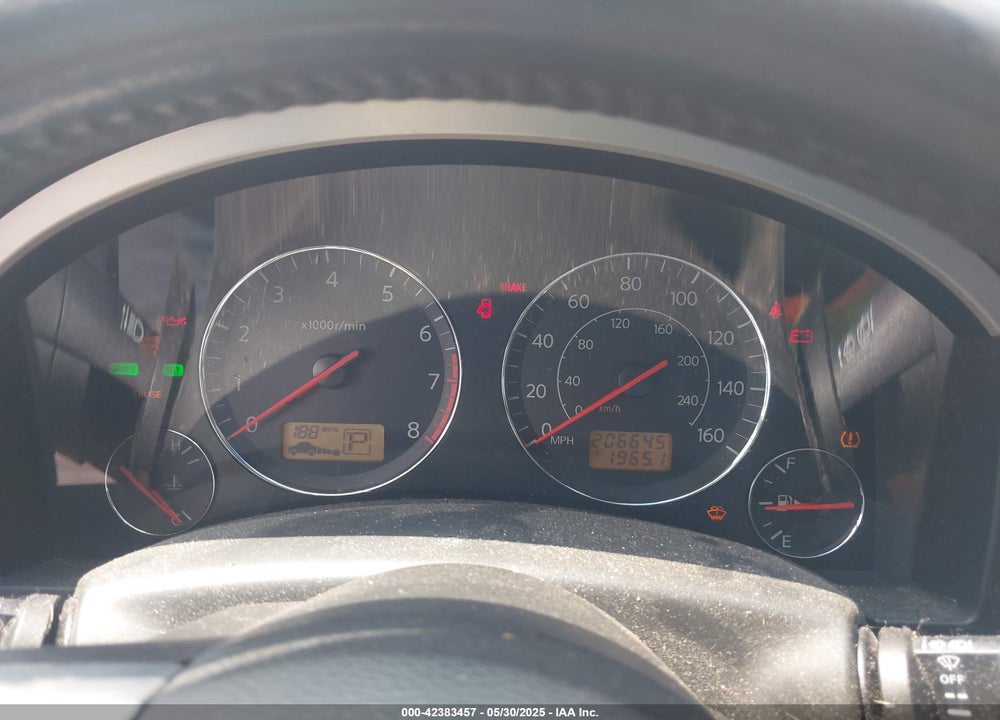 2005 INFINITI FX35 VIN: JNRAS08U95X105799