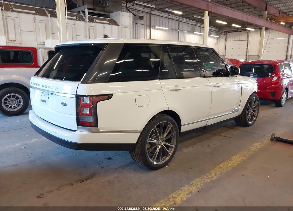 2016 LAND ROVER RANGE ROVER VIN: SALGR2PF4GA313785