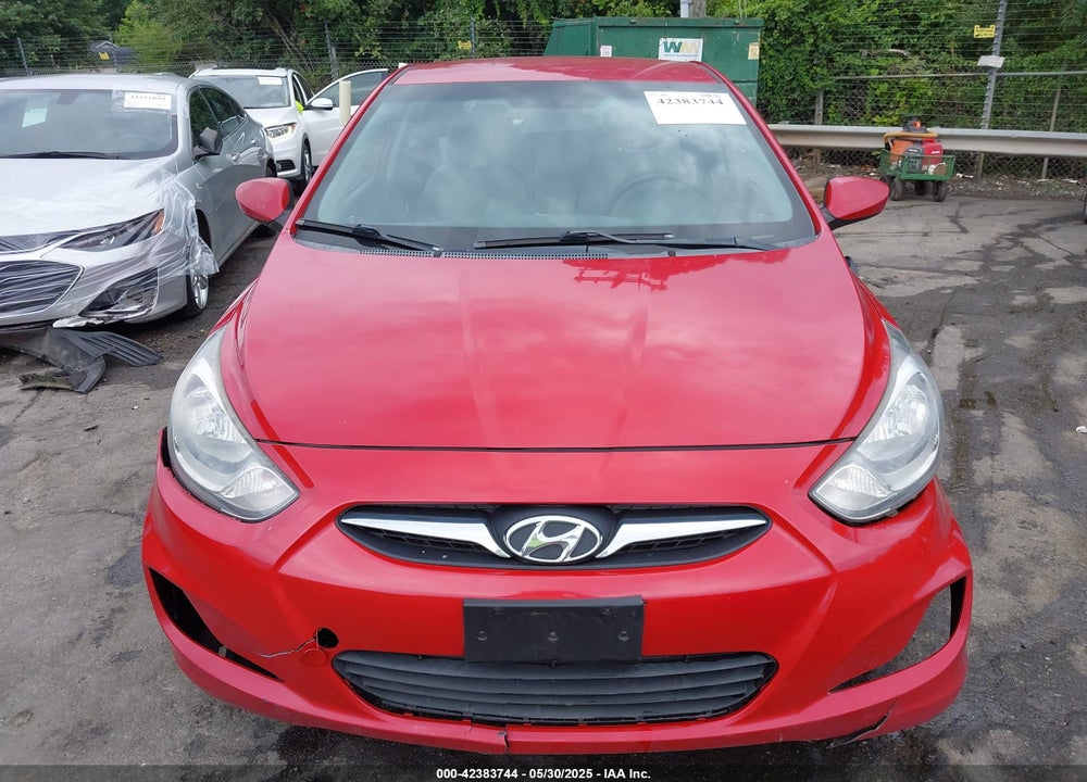2012 HYUNDAI ACCENT GS VIN: KMHCT5AE6CU012772