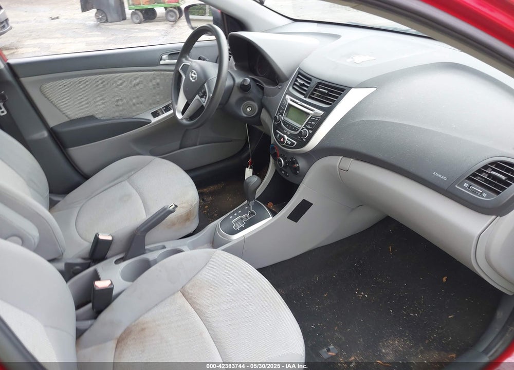 2012 HYUNDAI ACCENT GS VIN: KMHCT5AE6CU012772
