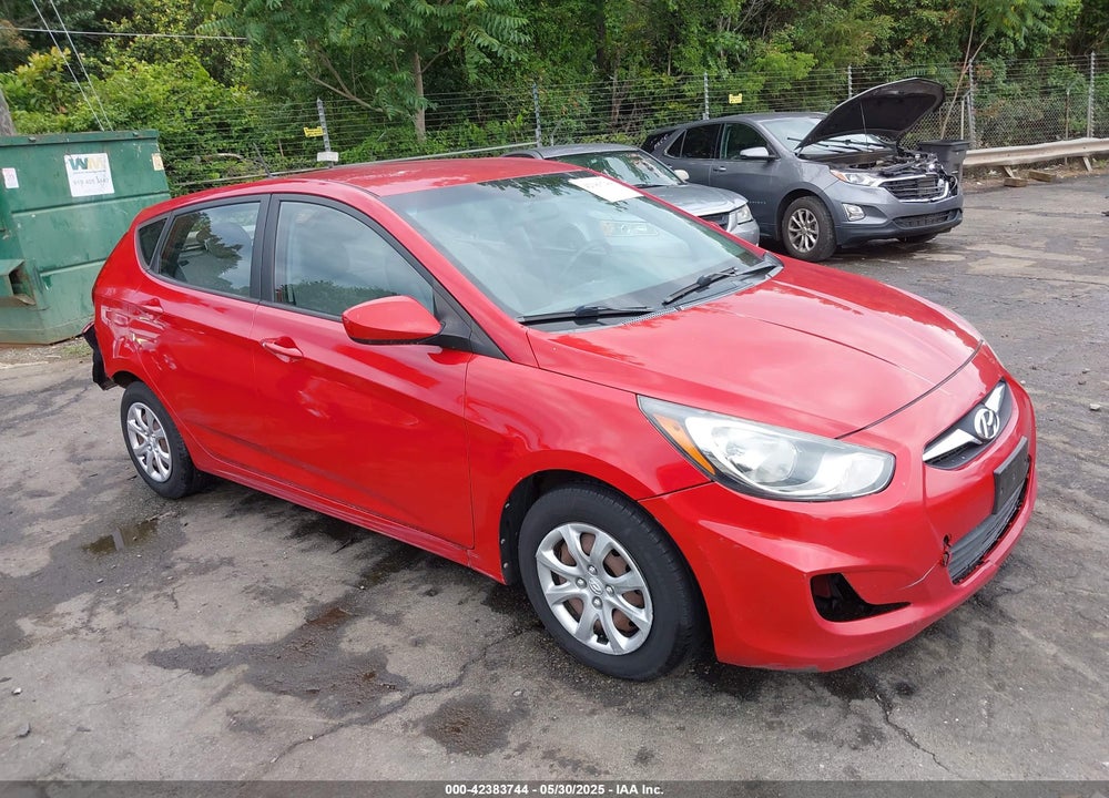 2012 HYUNDAI ACCENT GS VIN: KMHCT5AE6CU012772