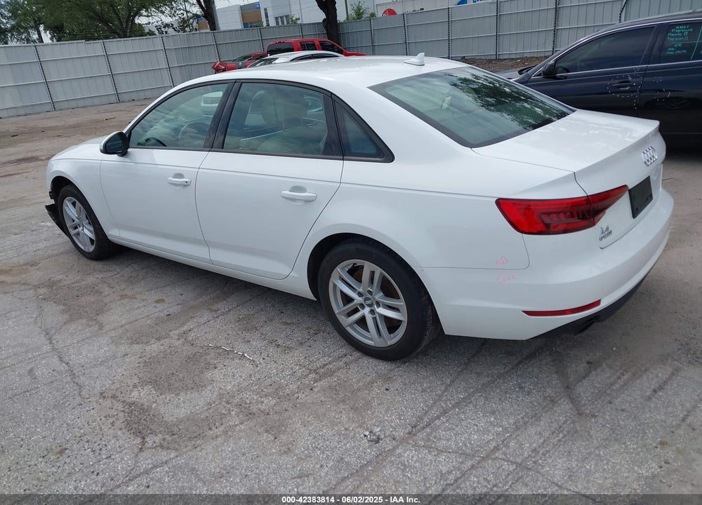 2017 AUDI A4 2.0T PREMIUM VIN: WAUGNAF40HN061246