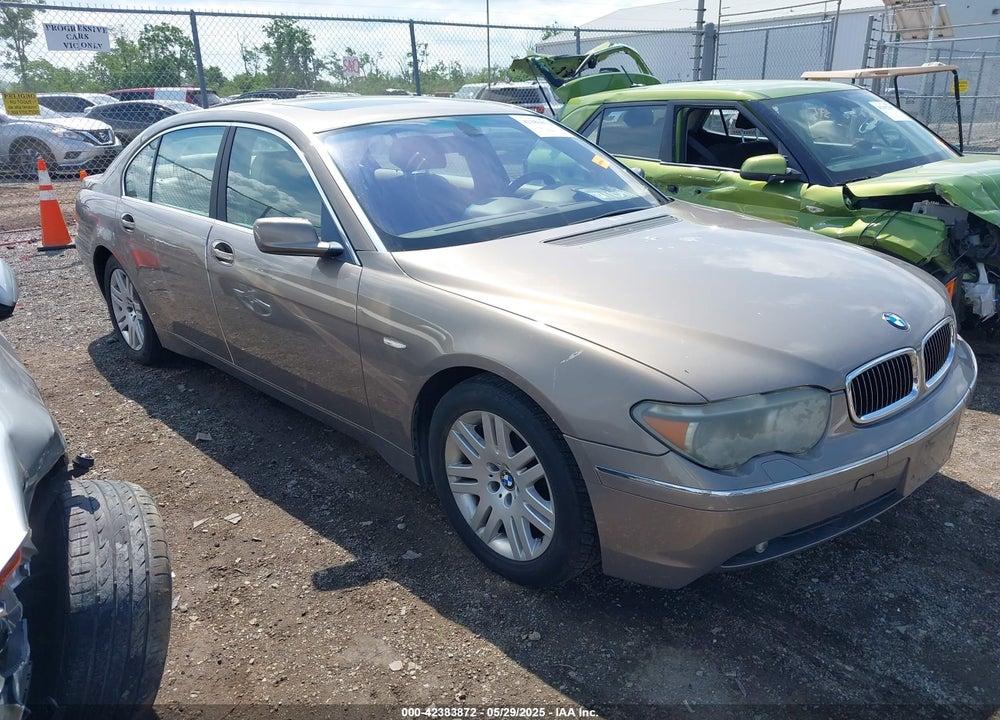 2002 BMW 745LI VIN: WBAGN63452DR05831