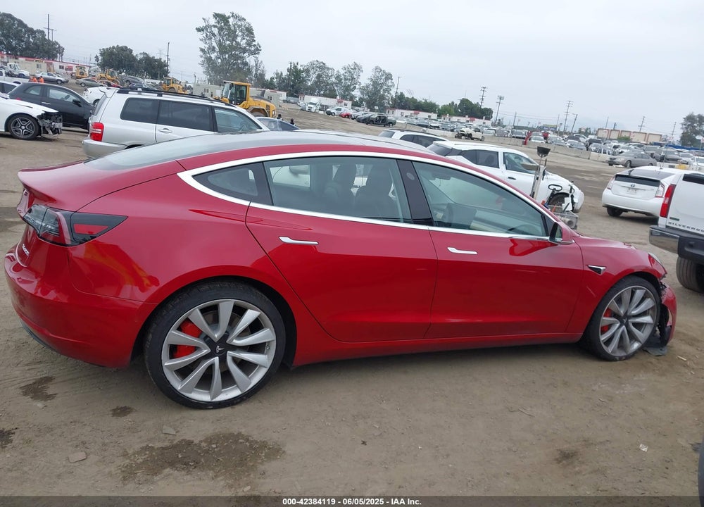 2018 TESLA MODEL 3 LONG RANGE/PERFORMANCE VIN: 5YJ3E1EBXJF072776