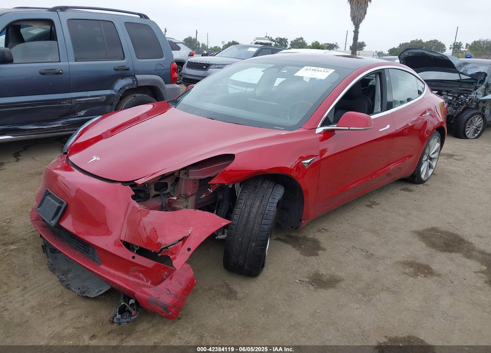 2018 TESLA MODEL 3 LONG RANGE/PERFORMANCE VIN: 5YJ3E1EBXJF072776