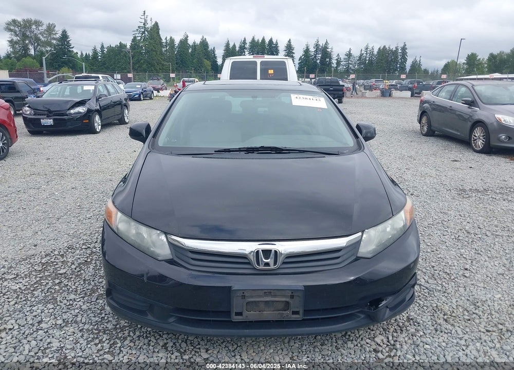 2012 HONDA CIVIC VIN: 19XFB2F89CE391173