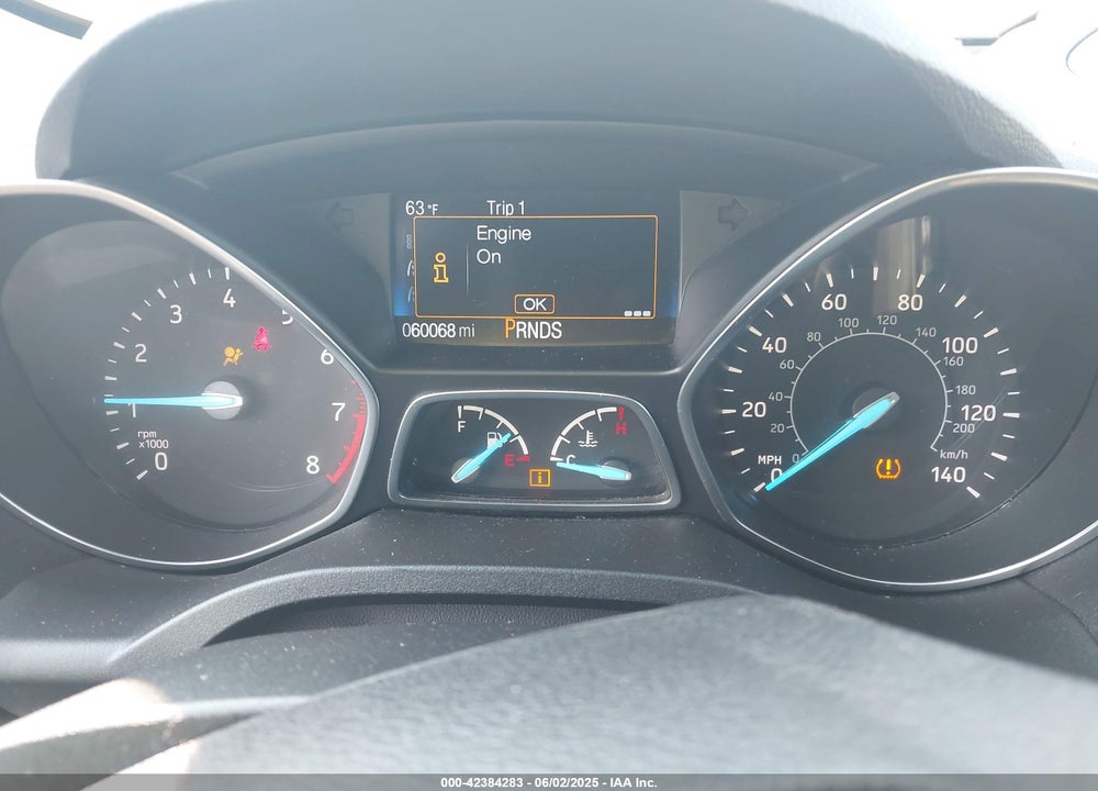 2017 FORD ESCAPE S VIN: 1FMCU0F75HUD60239