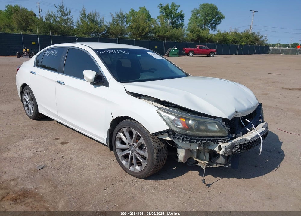 2013 HONDA ACCORD SPORT VIN: 1HGCR2F54DA060995