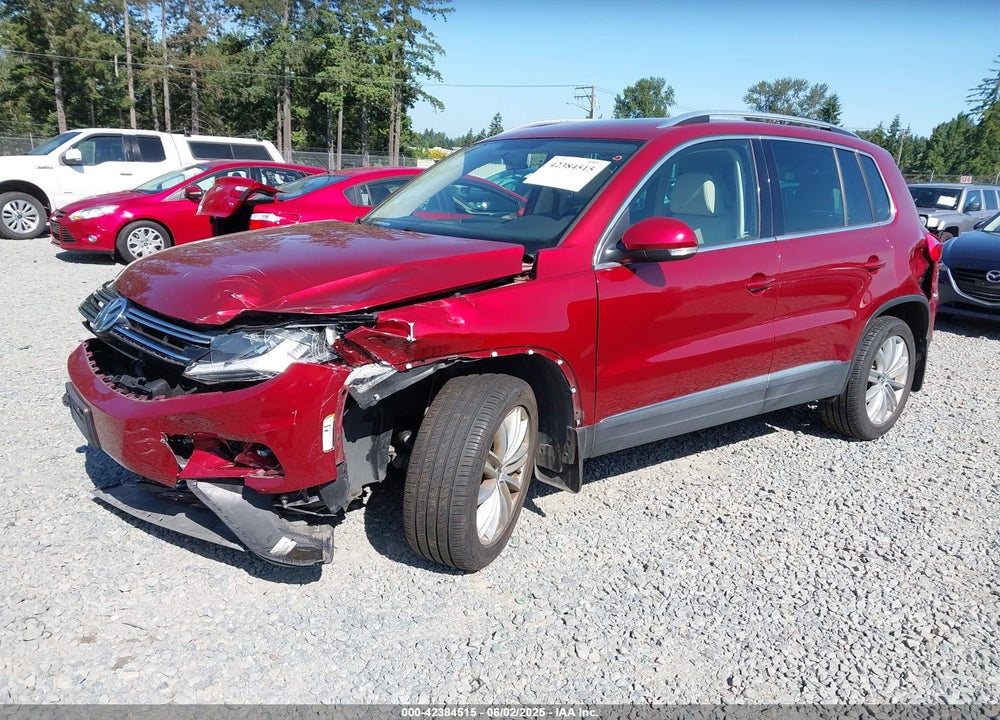 2014 VOLKSWAGEN TIGUAN VIN: WVGBV3AX7EW081912