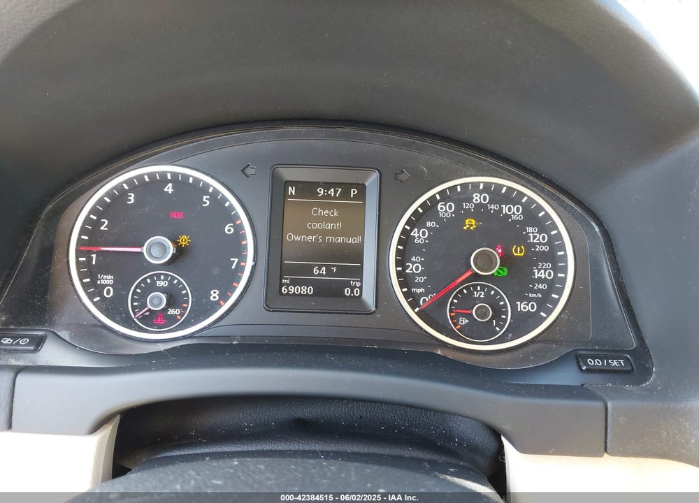 2014 VOLKSWAGEN TIGUAN VIN: WVGBV3AX7EW081912