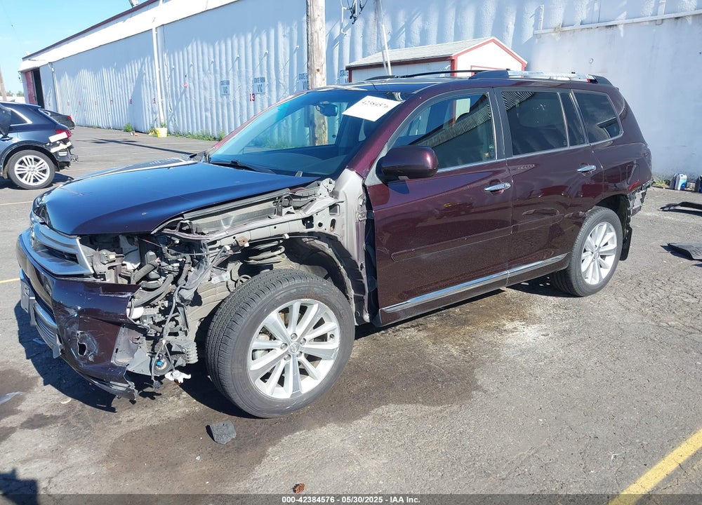2013 TOYOTA HIGHLANDER HYBRID VIN: JTEDC3EH1D2011037