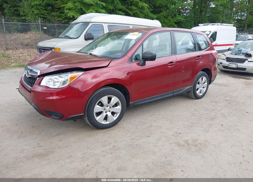 2014 SUBARU FORESTER 2.5I VIN: JF2SJAAC4EH485127