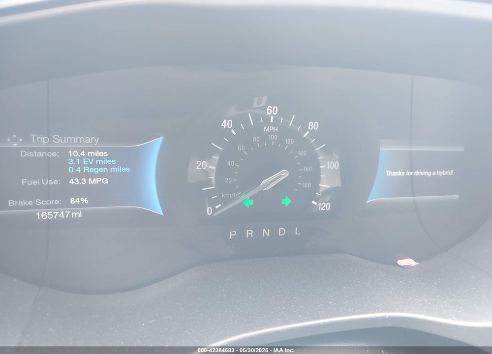 2018 FORD FUSION HYBRID VIN: 3FA6P0LU7JR137495