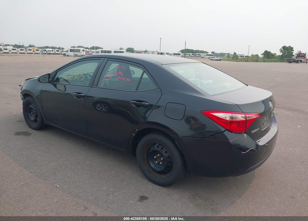 2017 TOYOTA COROLLA LE VIN: 2T1BURHE2HC881836