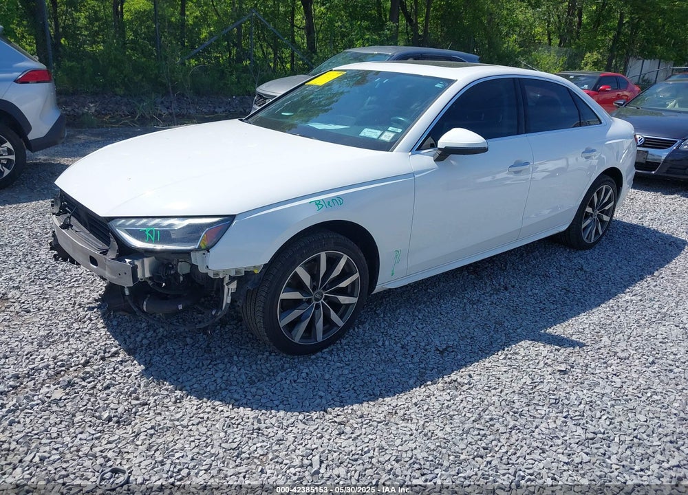 2021 AUDI A4 VIN: WAUBBAF46MN008077