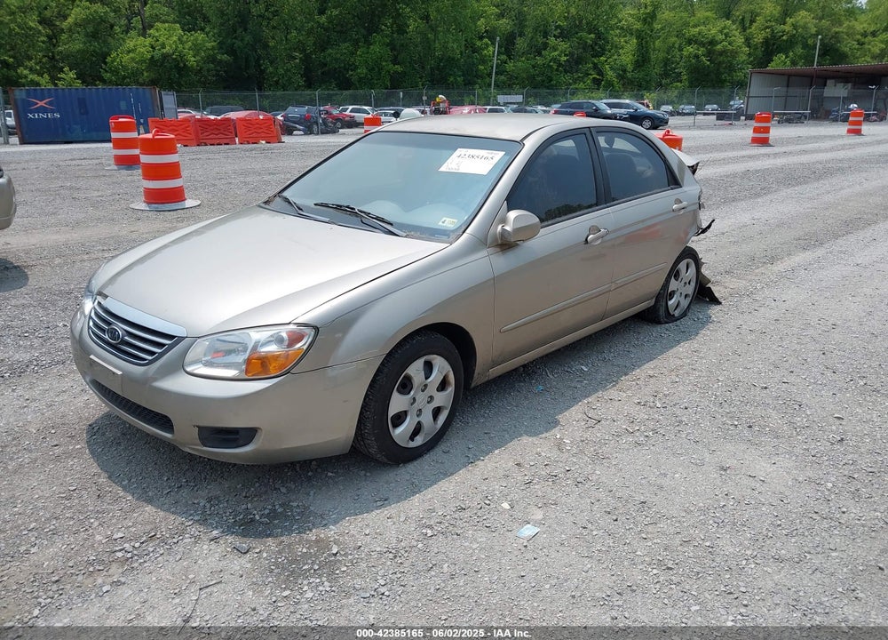2008 KIA SPECTRA EX VIN: KNAFE121685526667