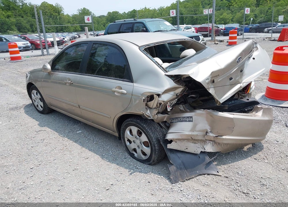 2008 KIA SPECTRA EX VIN: KNAFE121685526667