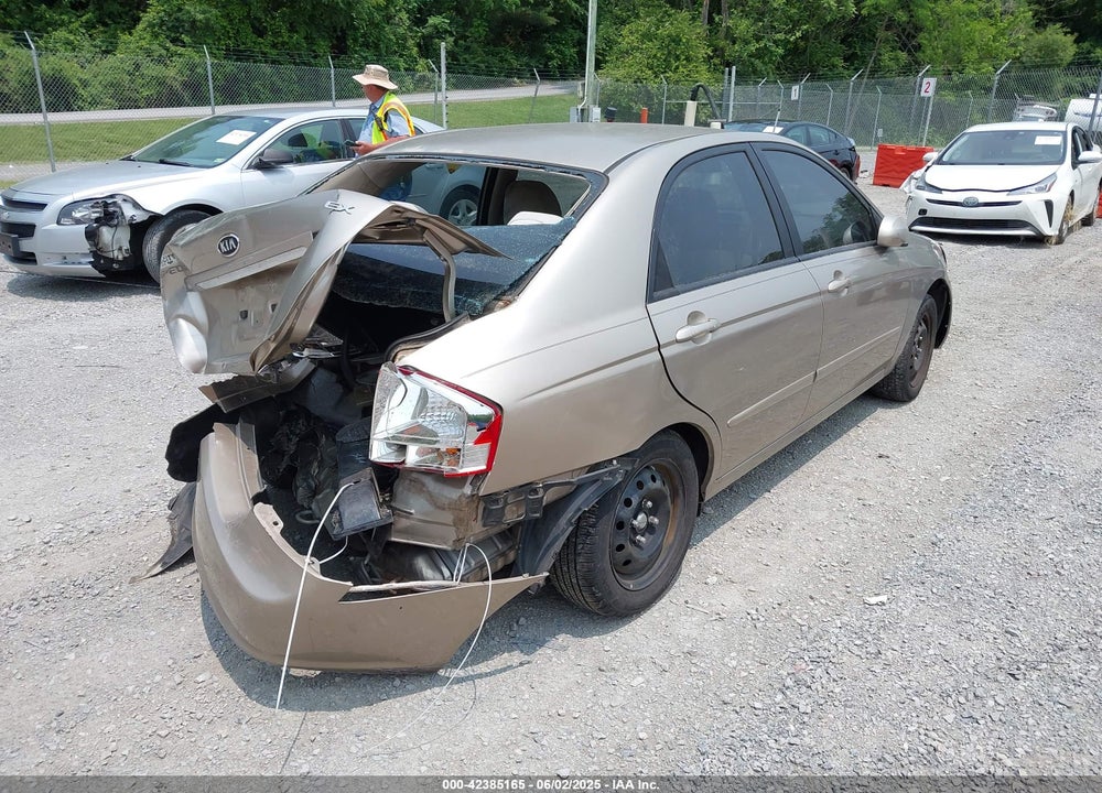 2008 KIA SPECTRA EX VIN: KNAFE121685526667