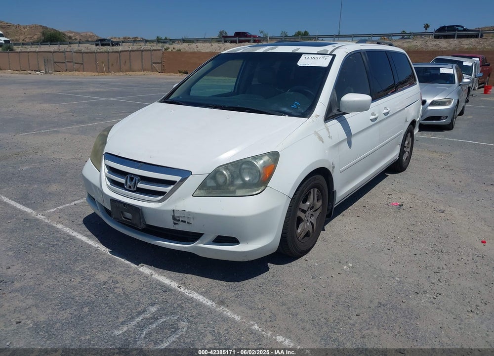 2007 HONDA ODYSSEY EX-L VIN: 5FNRL38767B090235