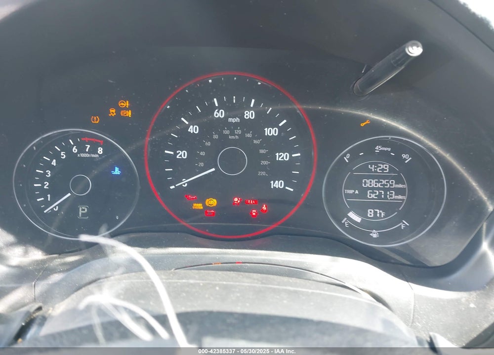 2016 HONDA HR-V VIN: 3CZRU5H76GM756038