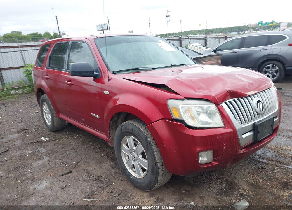 2008 MERCURY MARINER V6 VIN: 4M2CU91168KJ50296