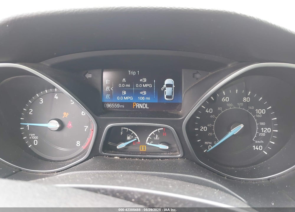 2016 FORD FOCUS VIN: 1FADP3E20GL281515