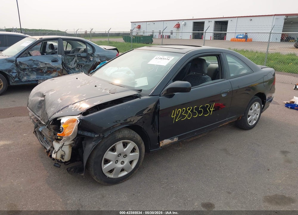 2002 HONDA CIVIC EX VIN: 1HGEM22902L043130