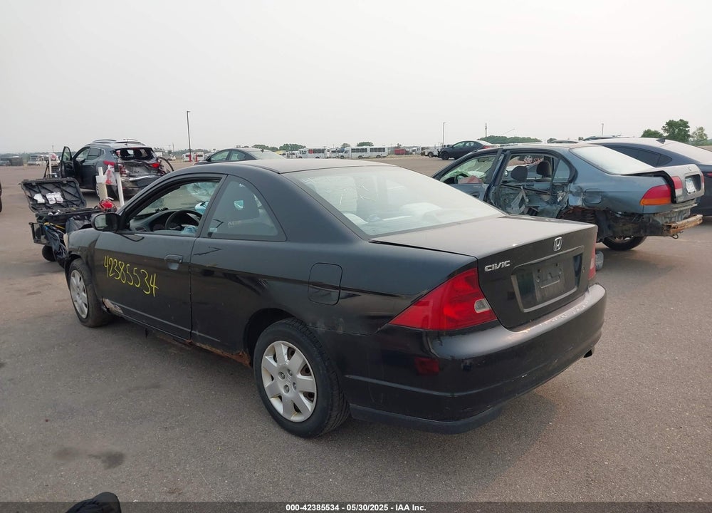 2002 HONDA CIVIC EX VIN: 1HGEM22902L043130