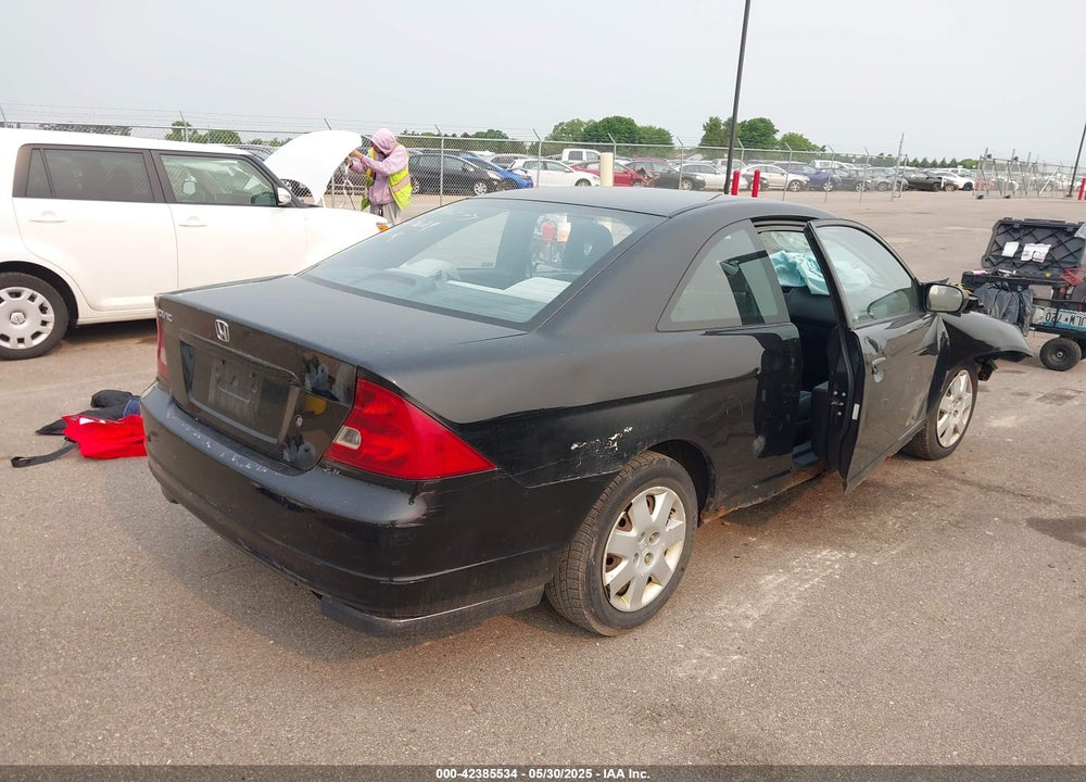 2002 HONDA CIVIC EX VIN: 1HGEM22902L043130