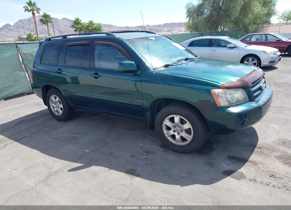 2003 TOYOTA HIGHLANDER VIN: JTEGD21A130064702