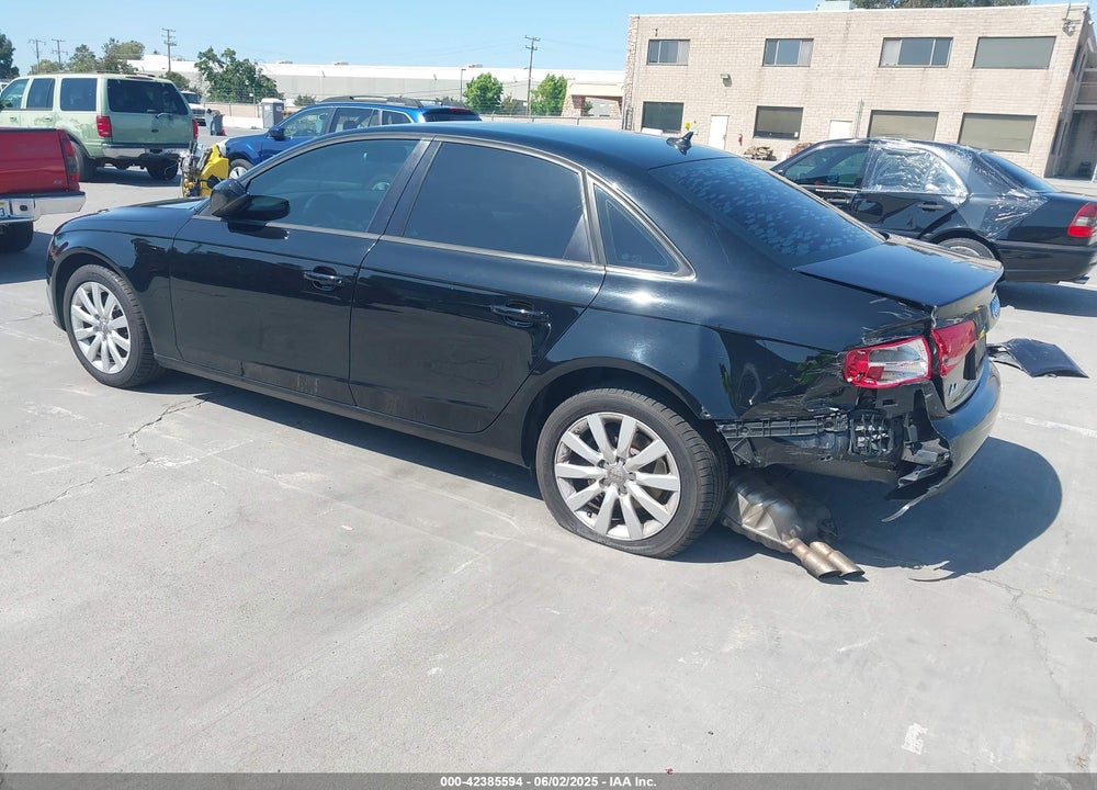 2014 AUDI A4 2.0T PREMIUM VIN: WAUAFAFL4EN025081
