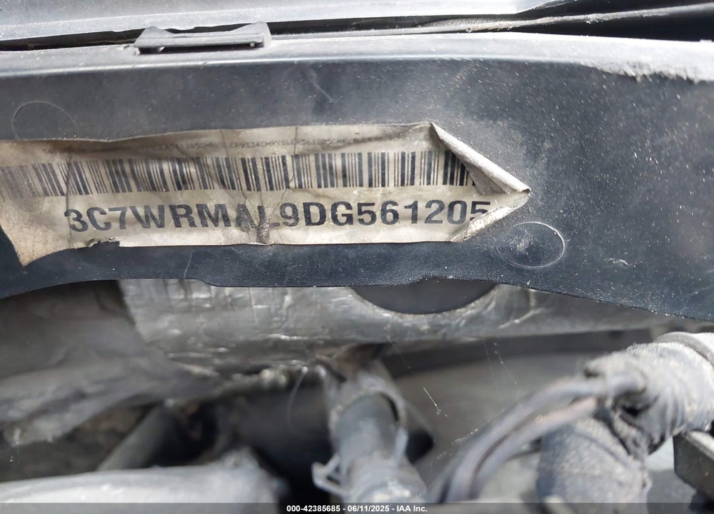 2013 RAM 5500 CHASSIS TRADESMAN/SLT VIN: 3C7WRMAL9DG561205