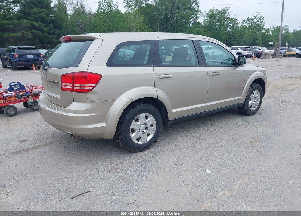 2009 DODGE JOURNEY SE VIN: 3D4GG47B59T166249